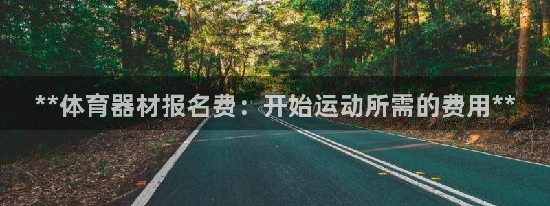 耀世集团王大聪图片：**体育器材报名费：开始运动所需
