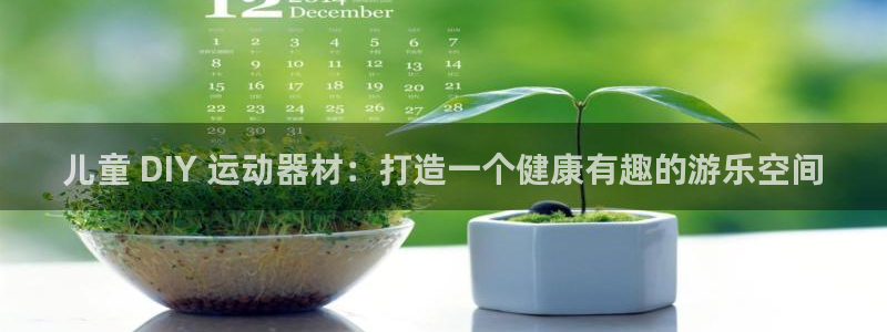 耀世娱乐是不是很黑的：儿童 DIY 运动器材：打造一