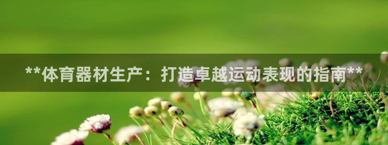 耀世国际平台正规吗：**体育器材生产：打造卓越运动表