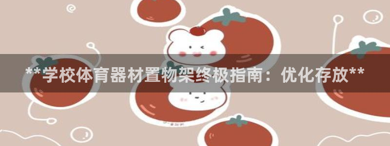 耀世开业：**学校体育器材置物架终极指南：优化存放*