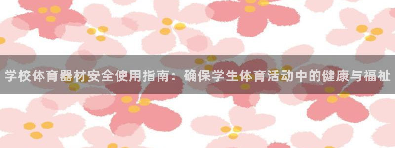 耀世娱乐返点多少钱：学校体育器材安全使用指南：确保学