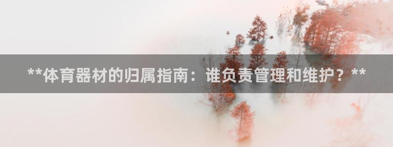 耀世娱乐代理什么待遇可以做：**体育器材的归属指南：