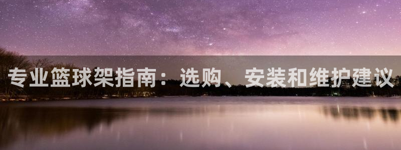 耀世登场之类的广告词：专业篮球架指南：选购、安装和维