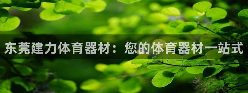 耀世娱乐可以玩吗：东莞建力体育器材：您的体育器材一站